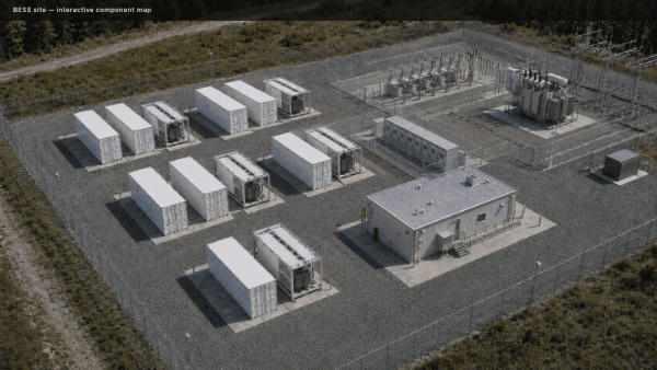 Image from A BESS site map you can click through