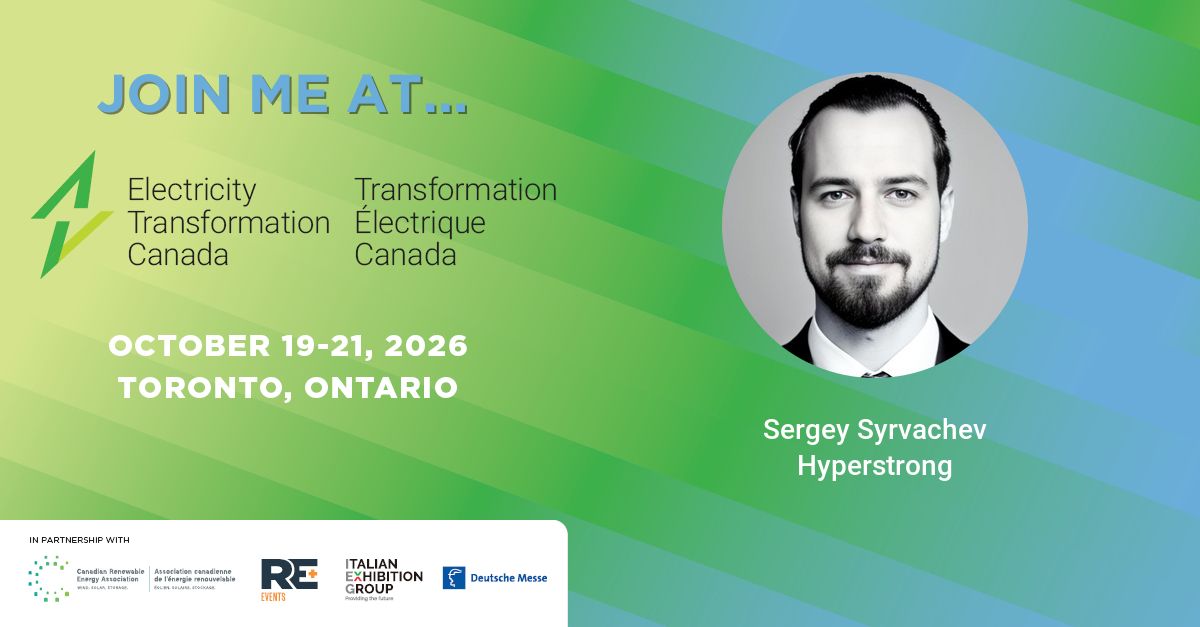 Image from I just registered for Electricity Transformation Canada 2026 - Toronto, October 19 - 21!